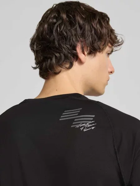 T-shirt sportowy o kroju regular fit z nadrukiem z logo model PWRMODE' Puma Performance czarna