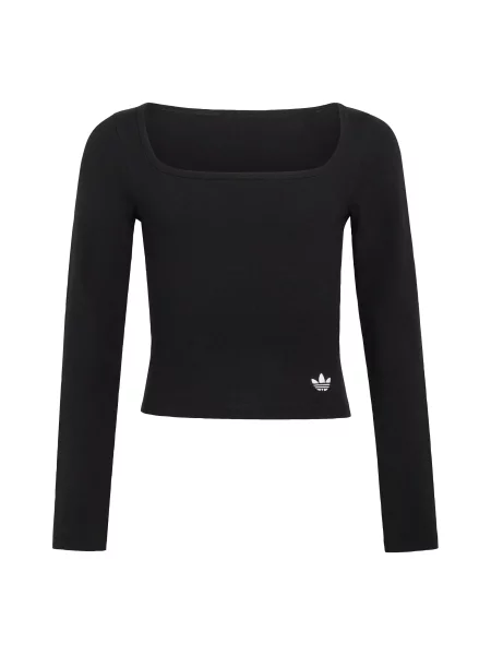 Adidas Originals Tričko S Dlouhým Rukávem černá bílé