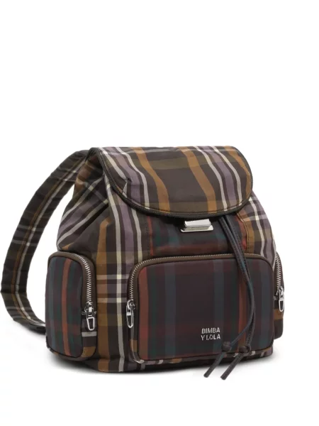 Rucsac Bimba Y Lola în carouri verde
