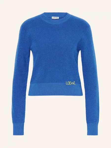 Loewe Sweter blau granatowy