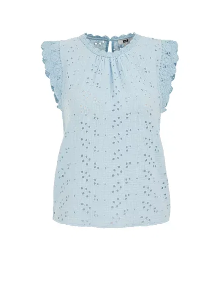 WE Fashion Bluză deschis albastru