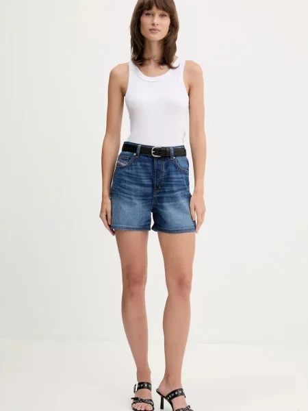 Jeans kratke hlače Diesel DE-JIRO SHORTS modra