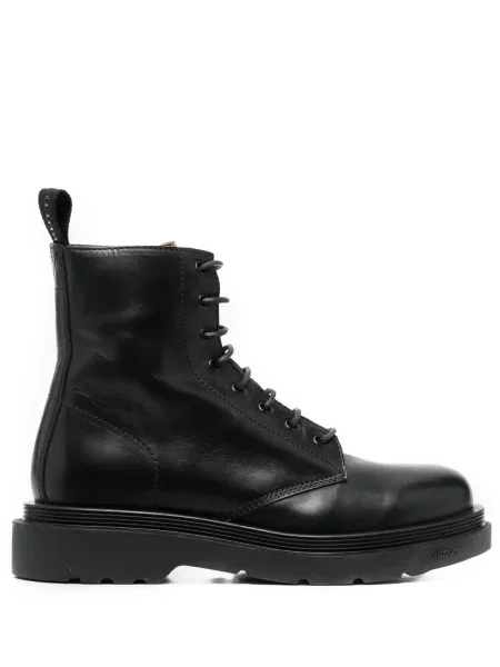 Botine Buttero cu șireturi din dantelă chunky negru