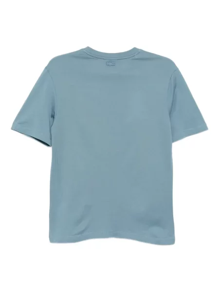 Tricou Lacoste cu imagine din jerseu albastru