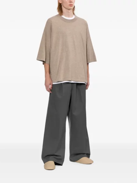 Pantaloni Essentials cu cordon gri