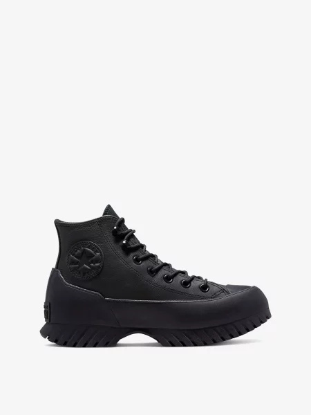 Кожаные ботинки Converse черные