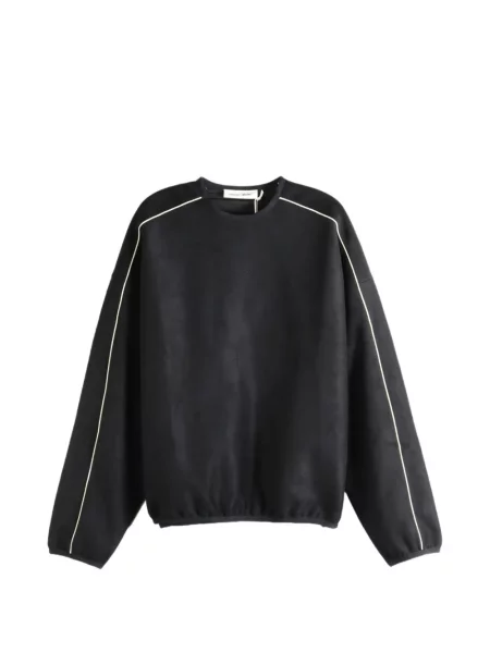 Pulover Fear Of God Essentials din piele de căprioară negru