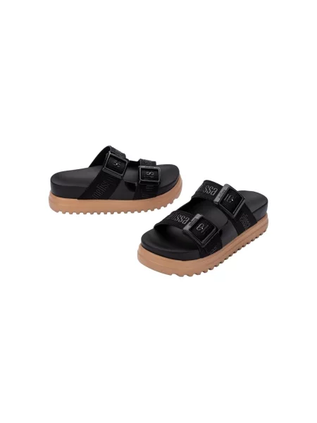 Pantofle Melissa na platformě černé