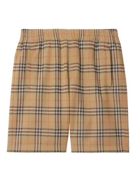 Pantaloni scurți Burberry în carouri din jerseu