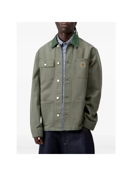 Kurtka jeansowa Carhartt Wip zielona