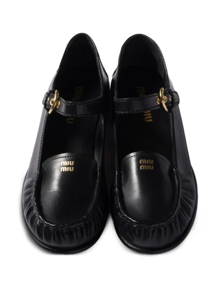 Pantofi loafer Miu Miu negru
