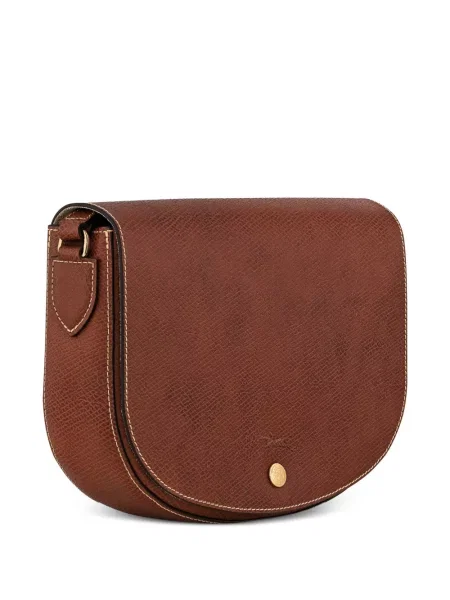 Geanta de piele Longchamp din piele maro