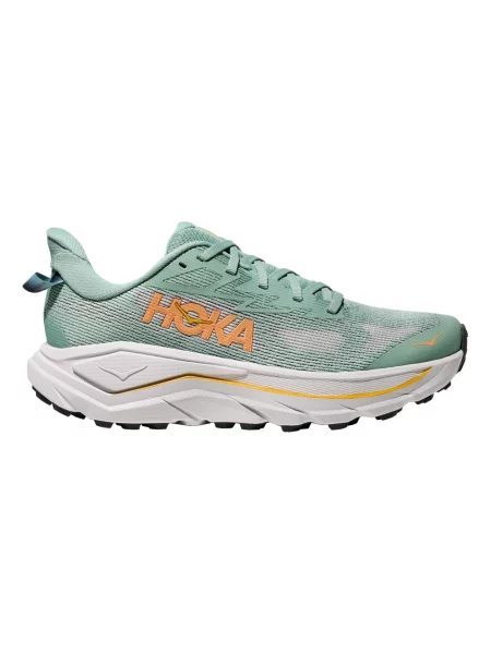 Lniane sneakersy Hoka One One zielone