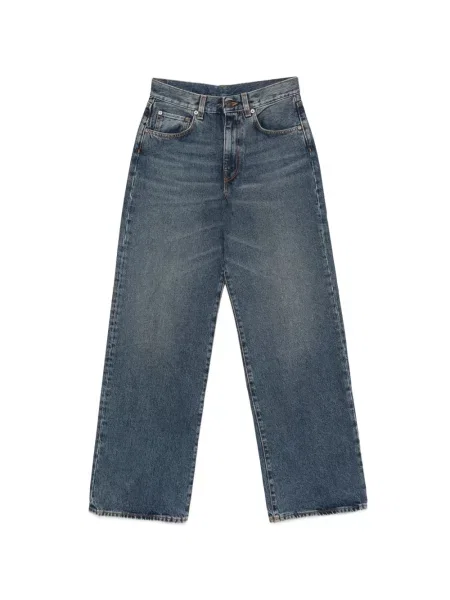 Blugi 6397 cu picior lat albastru