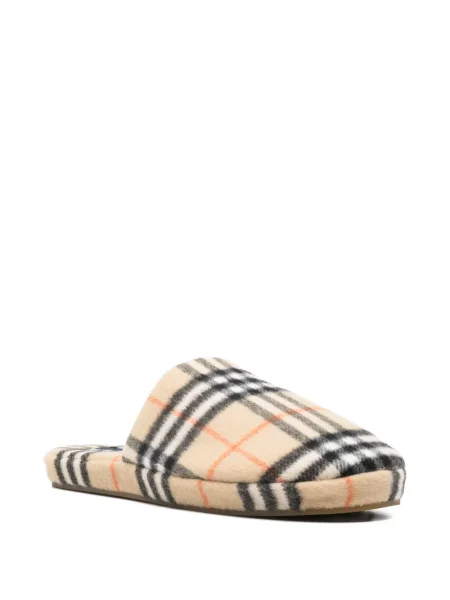 Карирани домашни пантофи Burberry