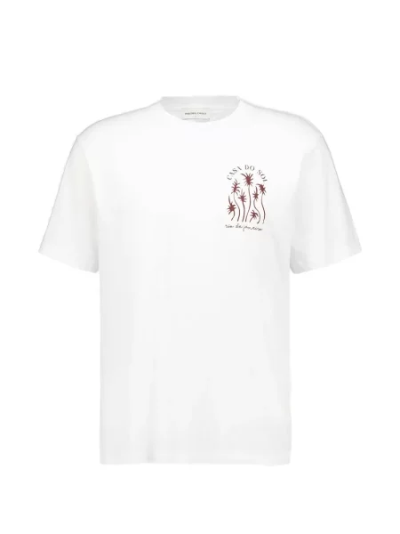 Tricou Frescobol Carioca cu imagine alb