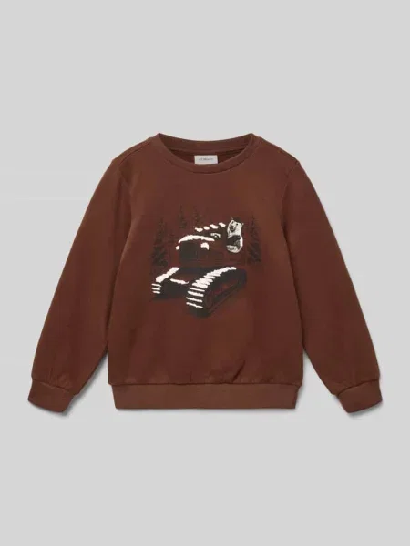 Bluza o kroju regular fit z mieszanki bawełny S.oliver Red Label