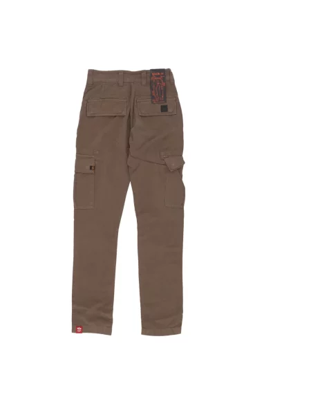Jeansy Alpha Industries w miejskim stylu beżowe