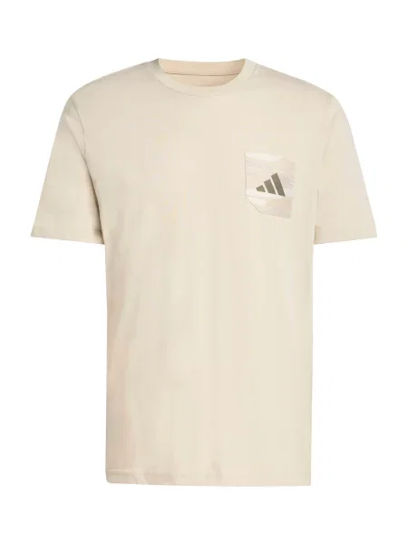 ADIDAS SPORTSWEAR Hanorac sport grej / kaki alb