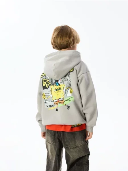 Reserved Mikina SpongeBob béžová