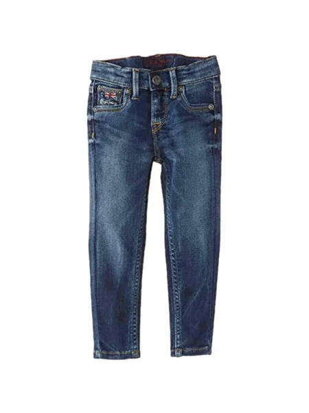 Blugi copii Pepe Jeans albastru
