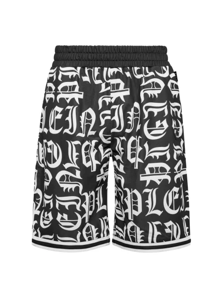 Szorty Philipp Plein do biegania czarne