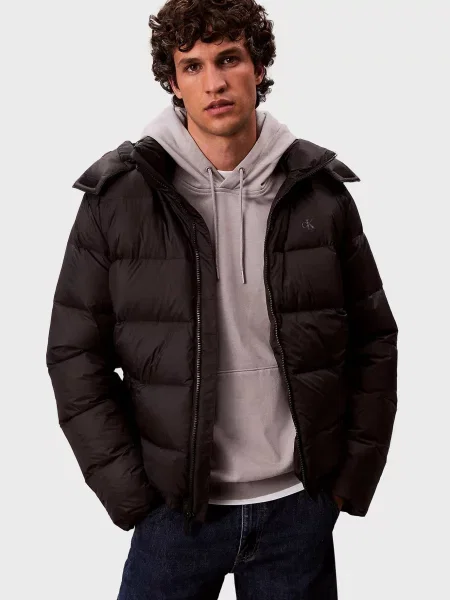 Джинсова куртка Calvin Klein Jeans чорна