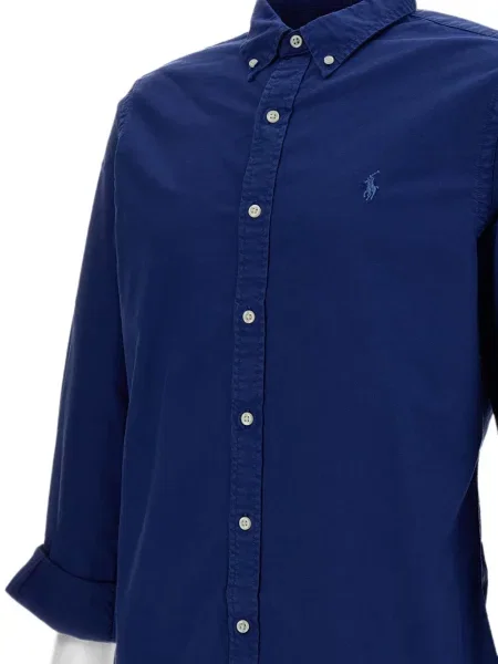 Риза Polo Ralph Lauren бродирана синьо