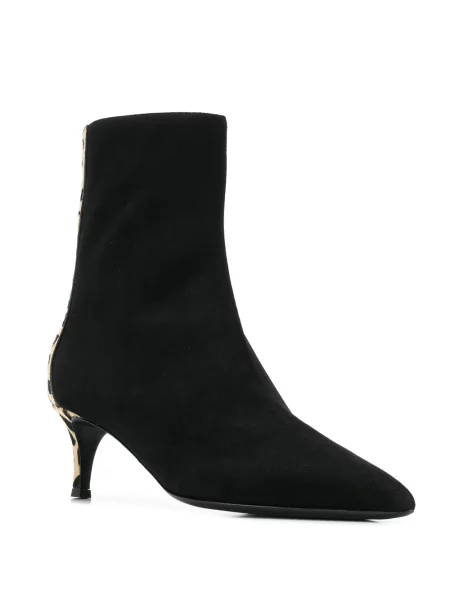 Cropp cizme scurte Giuseppe Zanotti cu model leopard negru