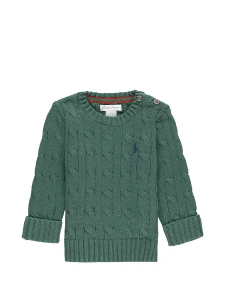 Sweter dziecięcy Polo Ralph Lauren zielony