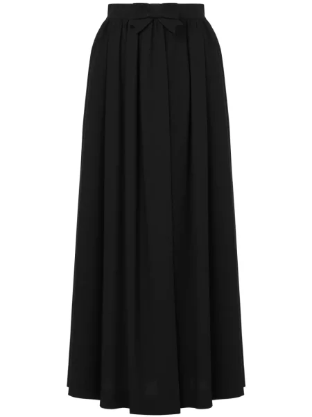 Fusta plisata Moschino plisată negru