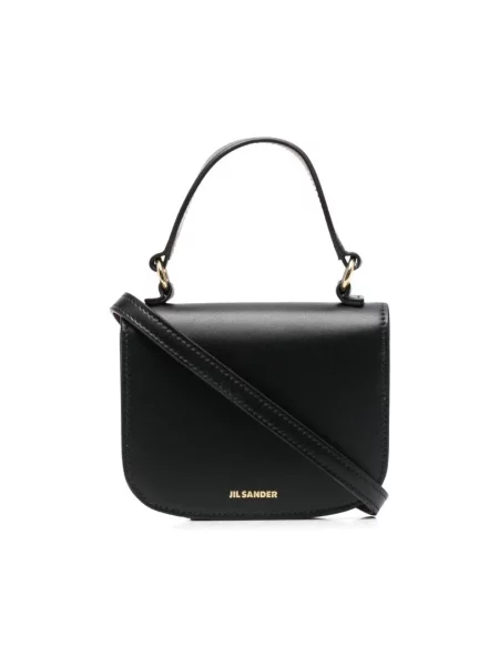 Torebka Jil Sander skórzana czarna