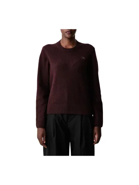 Bluza Maison Kitsune wełniana czerwona