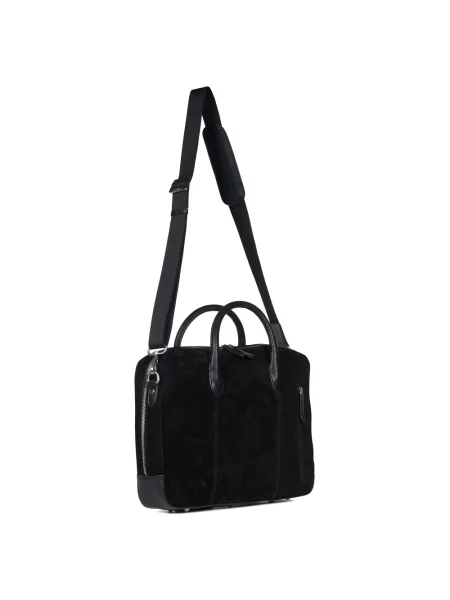 Torba na laptopa Howard London zamszowa czarna
