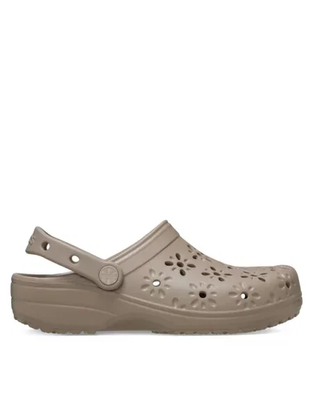 Crocs Pantofle Classic cappuccino hnědé