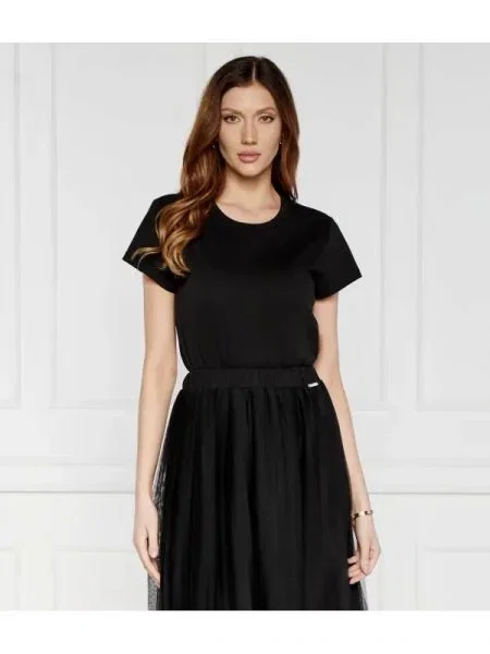 TWINSET Tricou | Casual fit negru
