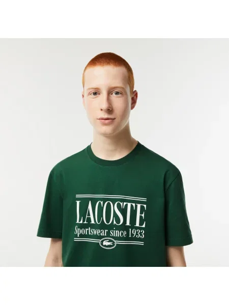 Футболка Lacoste зеленая