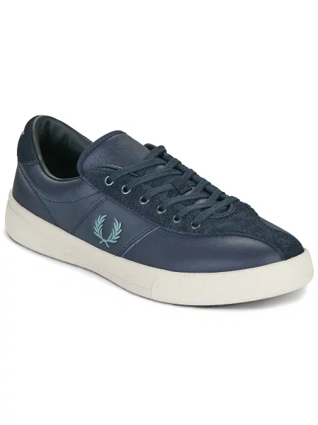 Pantofi Fred Perry din piele tenis albastru