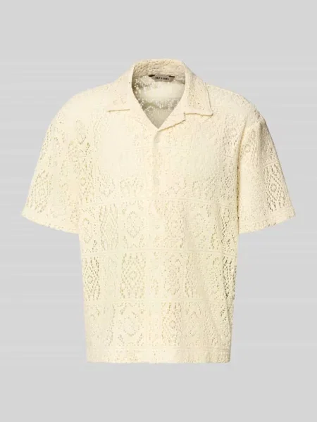 Koszula casual o kroju relaxed fit z mieszanki bawełny model AVON' Only & Sons biała