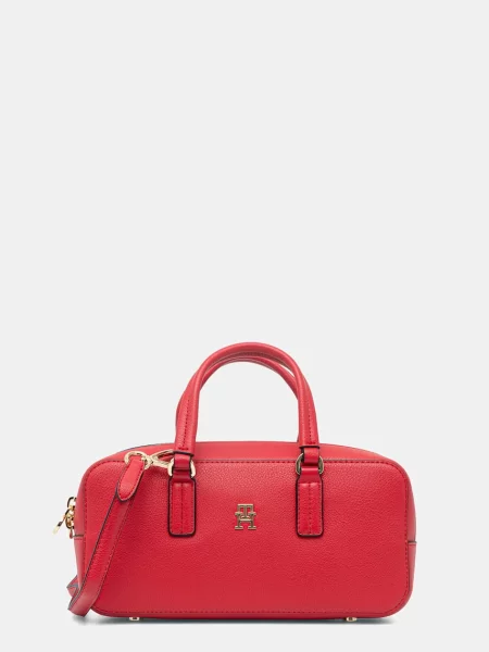 Tommy Hilfiger geantă poștaș pentru femei roșu