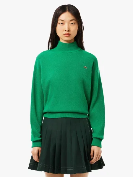 Вовняний Светр Lacoste зелений