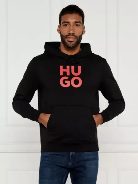 HUGO Pulóver Daltorreson fekete