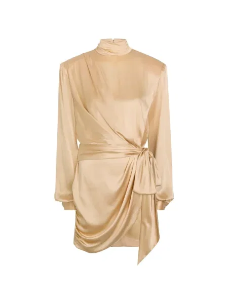 Mały sukienka mini Ronny Kobo drapowana garniturowa