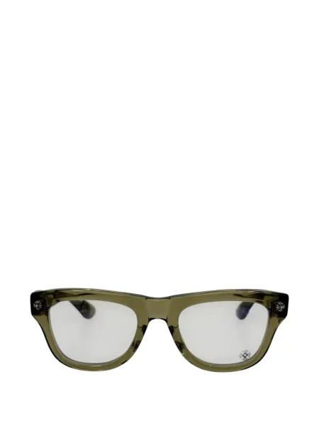Ochelari de soare Chrome Hearts cu motiv cu inimi verde