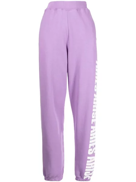 Pantaloni Aries cu imagine violet