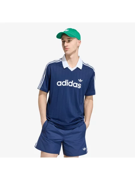 Tricou Adidas Originals din jerseu alb