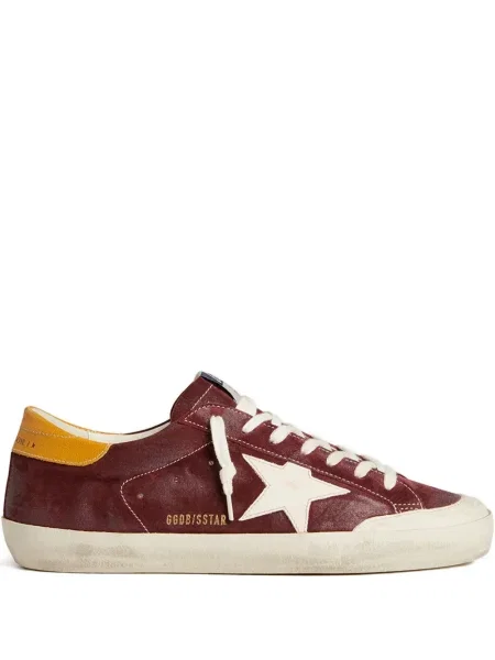 Sneakerși Golden Goose din piele roșu