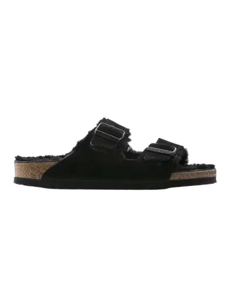 Trampki Birkenstock skórzane na sprzączkę czarne