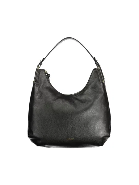 Torebka hobo Coccinelle skórzana czarna