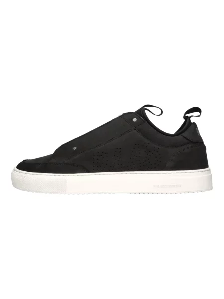 Sneakersy P448 skórzane czarne
